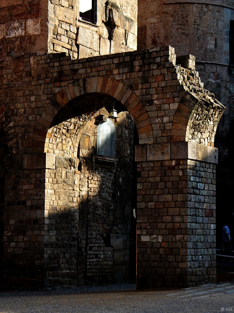 Archway in Ruins, near Cathedral, Barcelona